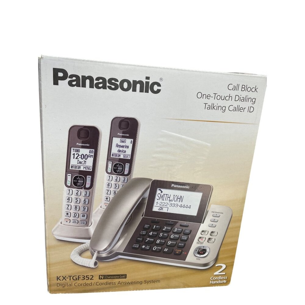 Panasonic KX-TGF352 Digital Corded/Cordless Answering System SKU 9078
